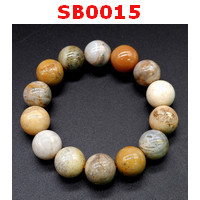 SB0015 : สร้อยข้อมือหินโอเชี่ยนแจ๊สเปอร์