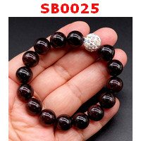 SB0025 : สร้อยข้อมือโกเมน