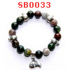 SB0033 : สร้อยข้อมือหยก 5 สี