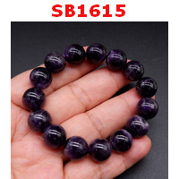 SB1615 : สร้อยข้อมือ อเมทิสต์(Amethyst)ขนาด 12 มม.