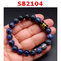 SB2104 : สร้อยข้อมือลาพิส+คาถาทิเบต