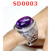 SD0003 : แหวนเพชรพญานาค สีม่วง