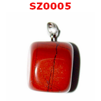 SZ0005 : จี้หินธรรมชาติ เร็ดแจ๊สเปอร์