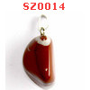 SZ0014 : จี้หินธรรมชาติ เร็ดแจ๊สเปอร์