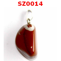 SZ0014 : จี้หินธรรมชาติ เร็ดแจ๊สเปอร์