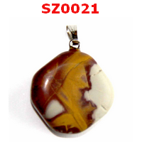 SZ0021 : จี้หินธรรมชาติ แจ๊สเปอร์
